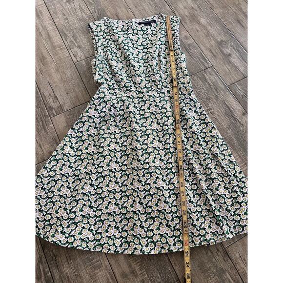 French Connection Women's Daisy Floral Scoop Neck Fit & Flare Dress Size 6 - Picture 9 of 9